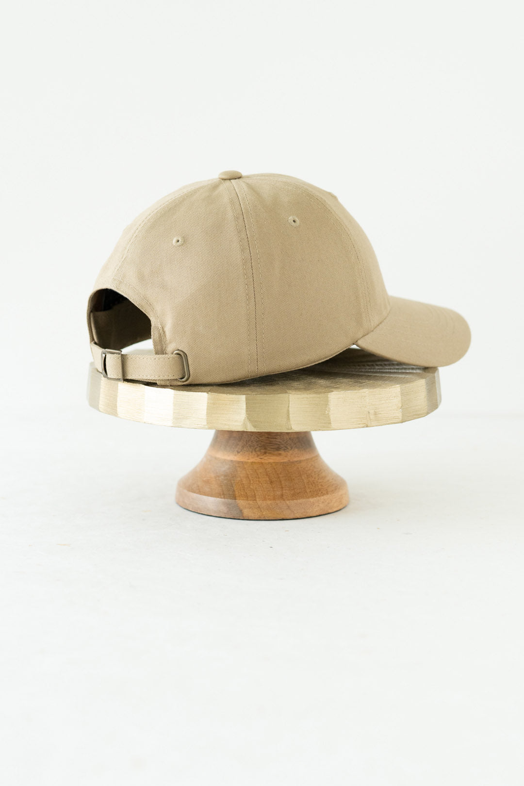 Then Logo 1" - Adjustable Cotton Twill Cap - Khaki