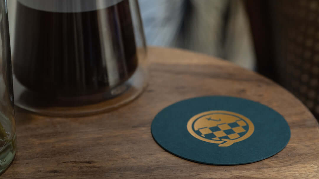 Then Seal + Logo Coasters (Set of 4)