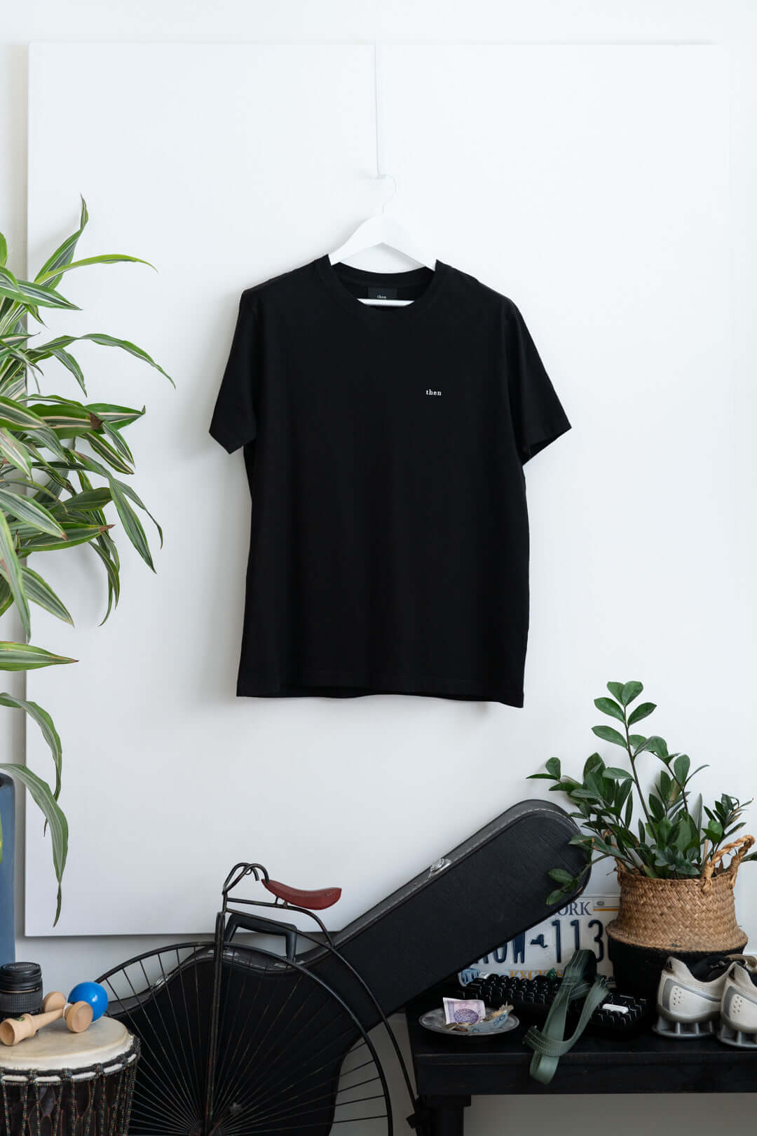 Principle Tee - Then Logo Embroidered - Black
