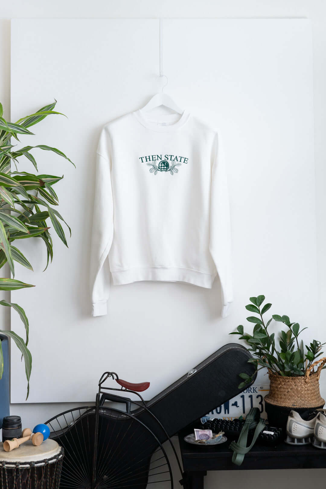 Then State Sweatshirt - White